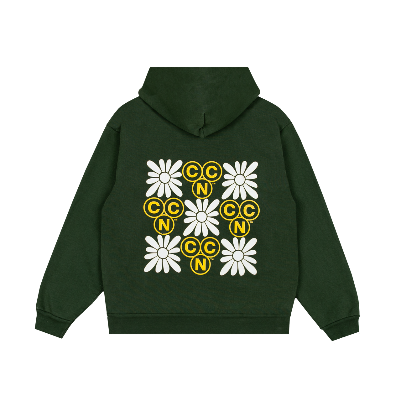Monogram Hoodie | Forest Green