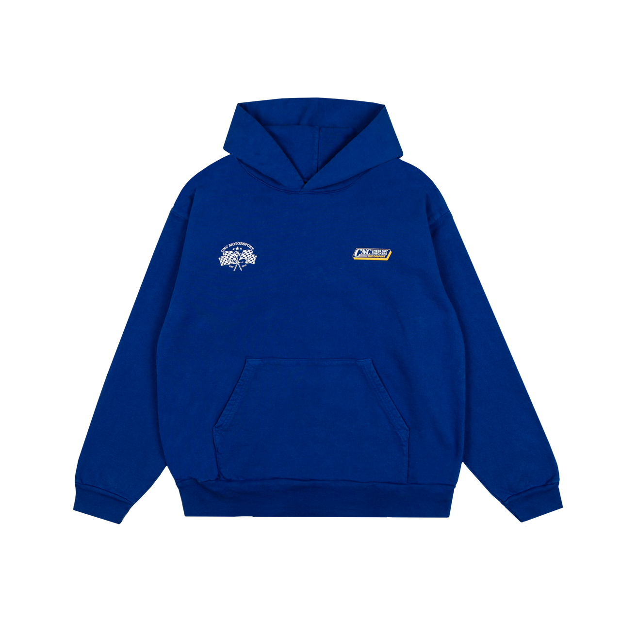 Monogram Hoodie | Cobalt Blue