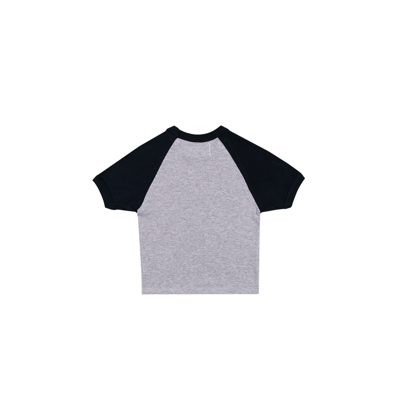 Monogram Baby Tee | Navy/Grey