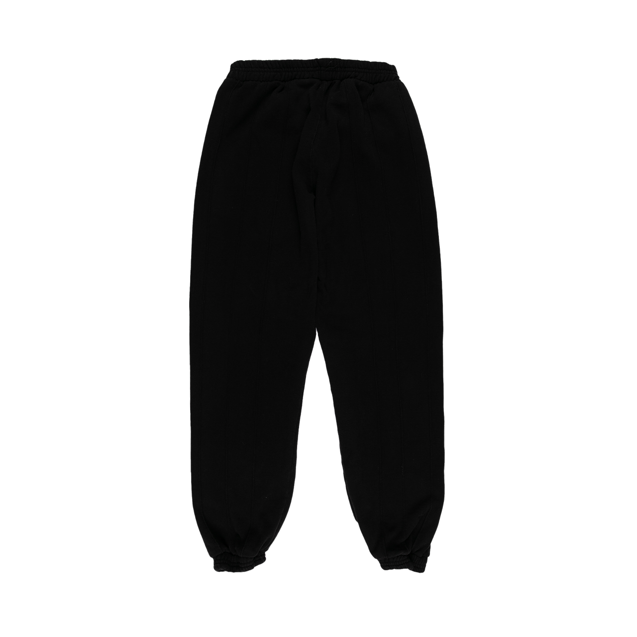 Pin-tuck Pinstripe Sweatpants | Jet Black