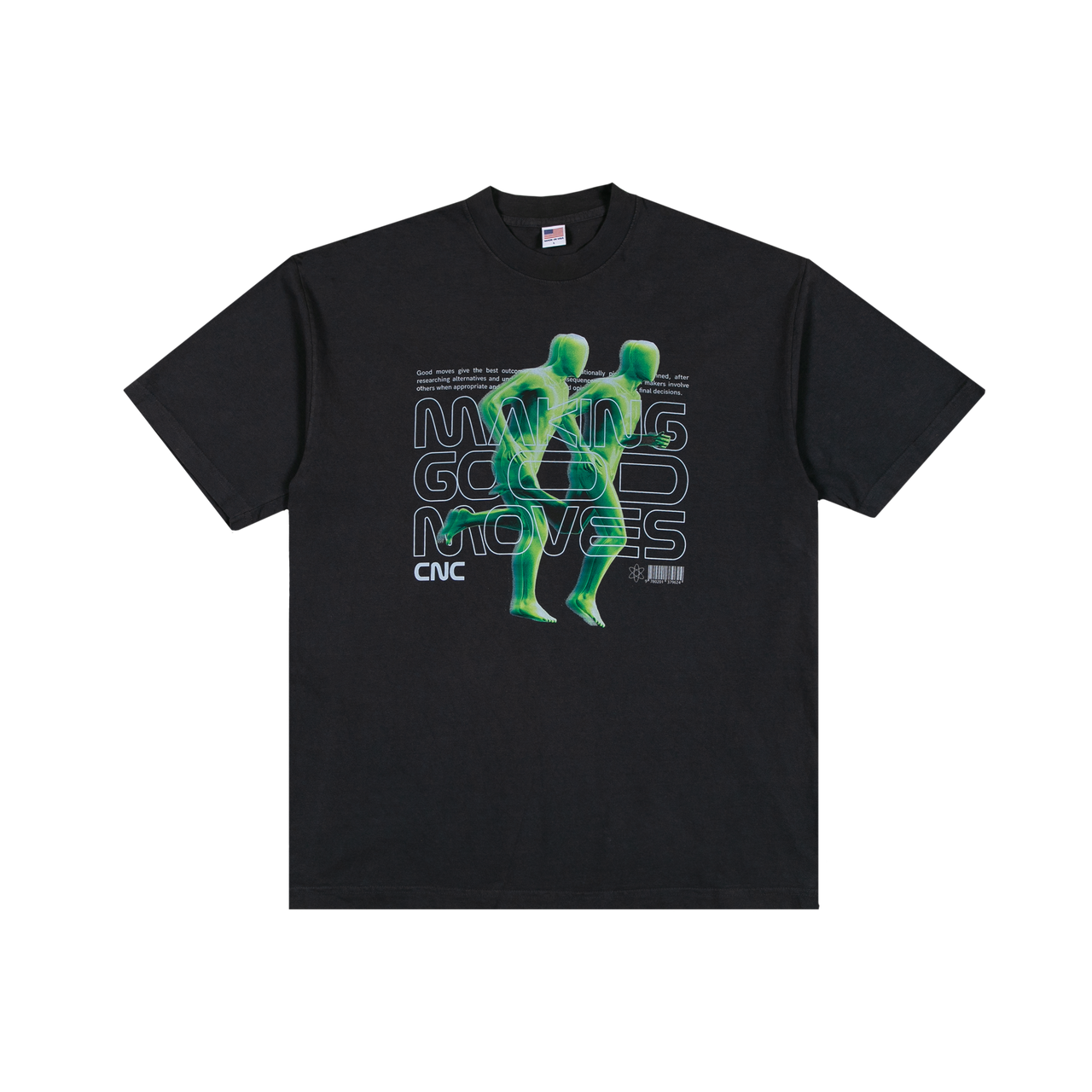 M.G.M T-Shirt | Faded Black