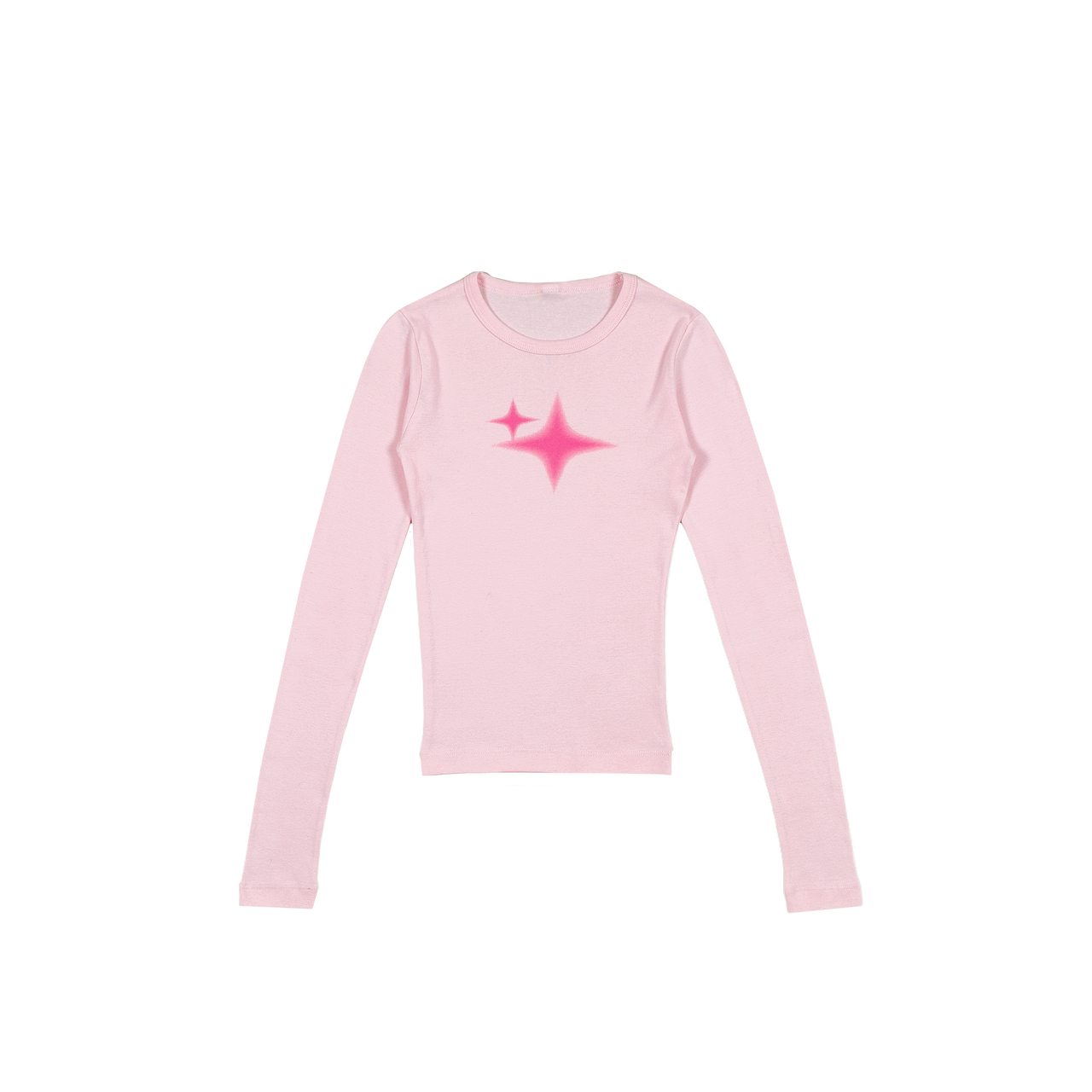 Signature Rib Long Sleeve | Baby Pink