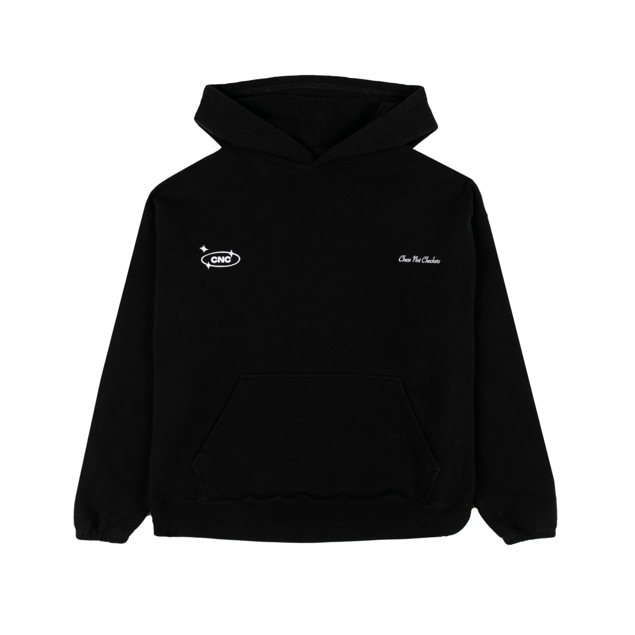 Chess Club Hoodie | Jet Black