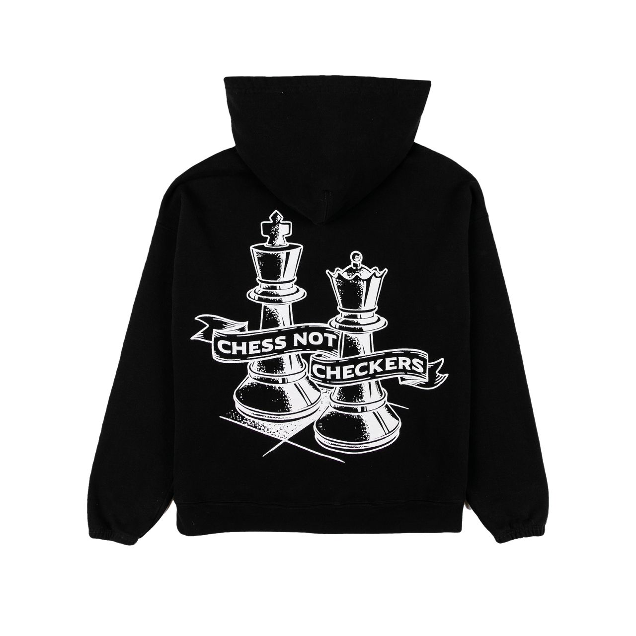 Chess Club Hoodie | Jet Black