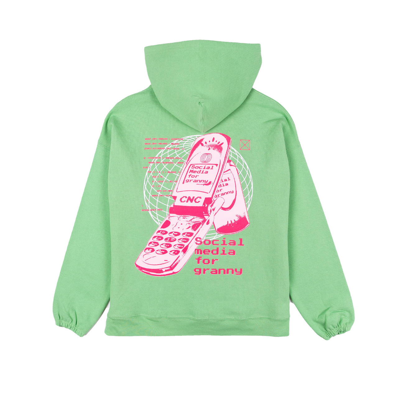 Dial Up Hoodie | Pea-pod Jade
