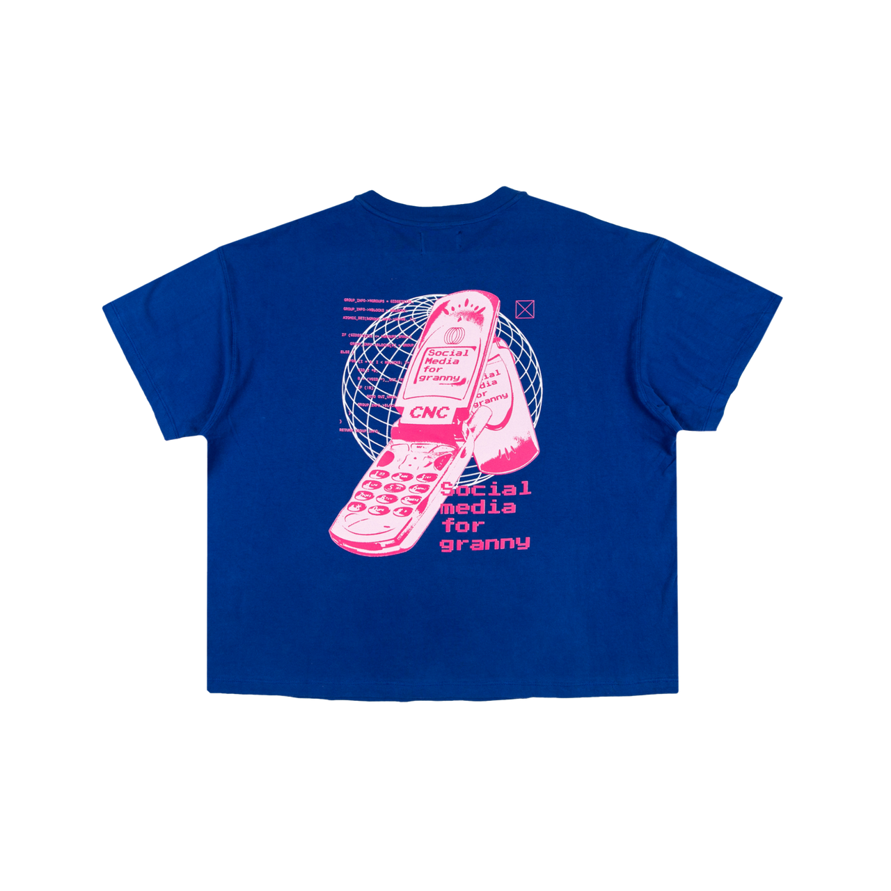 Dial Up T-Shirt | Cobalt Blue
