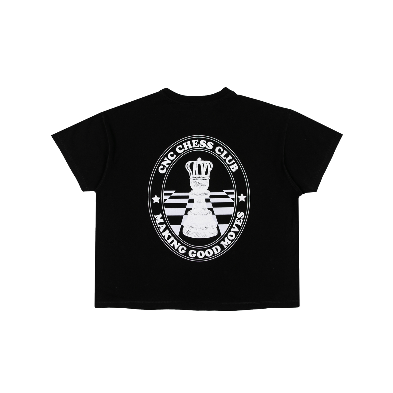 Chess Club T-Shirt | Jet Black