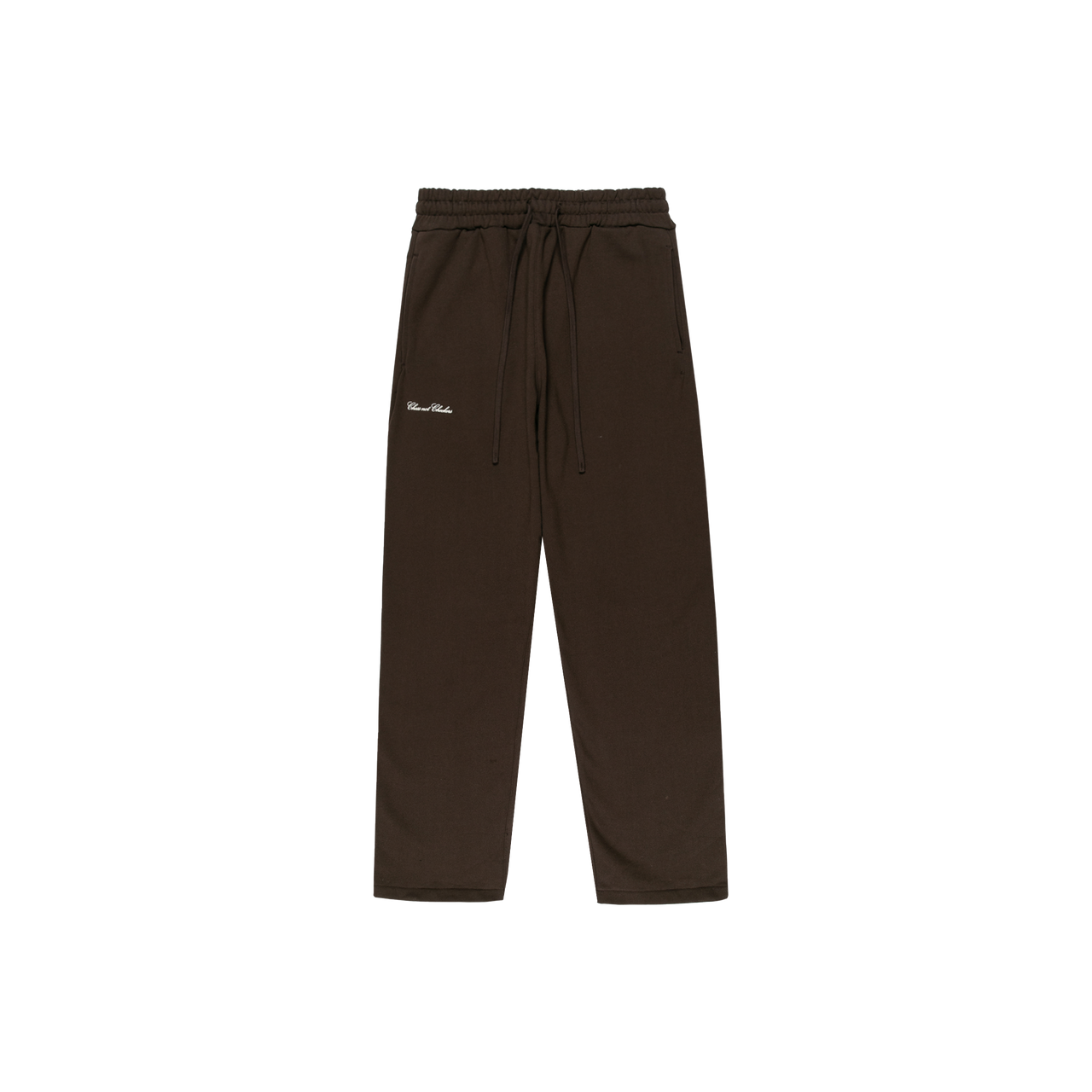 Staple Straight Leg Jogger | Chocolate