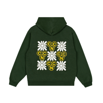 Monogram Hoodie - Forest Green