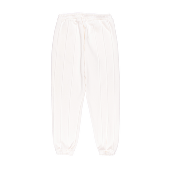 Pin-tuck Pinstripe Sweatpant - Ivory