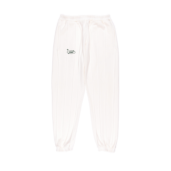 Pin-tuck Pinstripe Sweatpant - Ivory