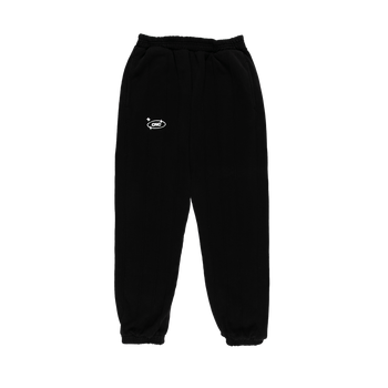 Pin-tuck Pinstripe Sweatpant - Jet Black