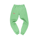 Pin-tuck Joggers in Pea-pod Jade