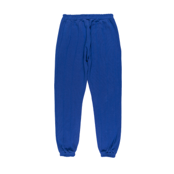 Pin-tuck Pinstripe Sweatpant - Cobalt Blue