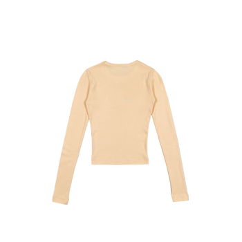 Signature Rib Long Sleeve - Ivory