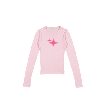 Signature Rib Long Sleeve - Baby Pink