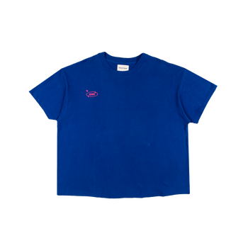 Dial Up T-Shirt - Cobalt Blue