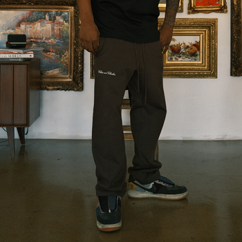 Staple Straight Leg Jogger - Chocolate