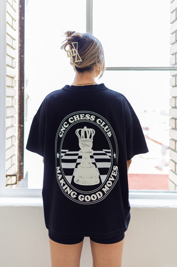 Chess Club T-Shirt - Jet Black