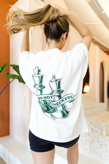 Chess Club T-Shirt - Ivory