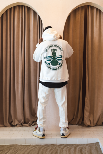 Chess Club Hoodie - Ivory