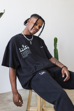 T-Shirt in Jet Black