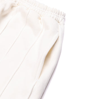 Pin-tuck Pinstripe Sweatpant - Ivory