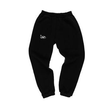 Pin-tuck Pinstripe Sweatpant - Jet Black