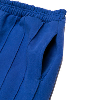 Pin-tuck Pinstripe Sweatpant - Cobalt Blue