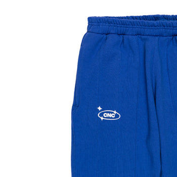 Pin-tuck Pinstripe Sweatpant - Cobalt Blue