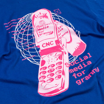 Dial Up T-Shirt - Cobalt Blue