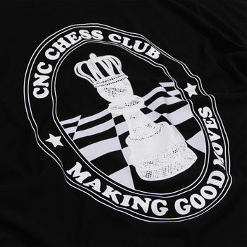 Chess Club T-Shirt - Jet Black