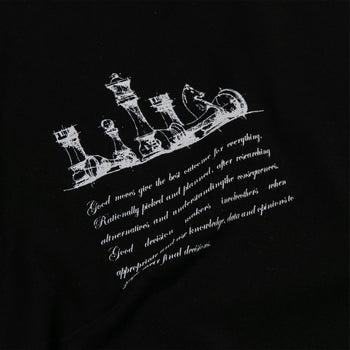 Chess Club T-Shirt - Jet Black